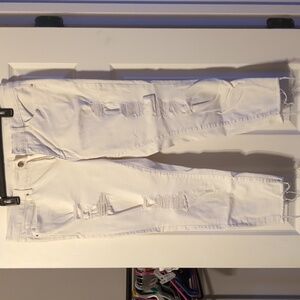Women's white jeans